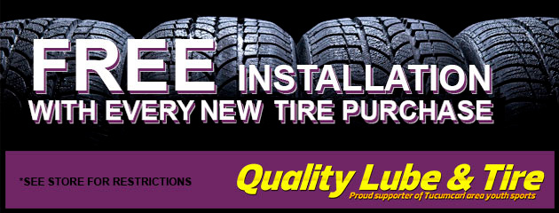 Free Installation with every tire purchase!